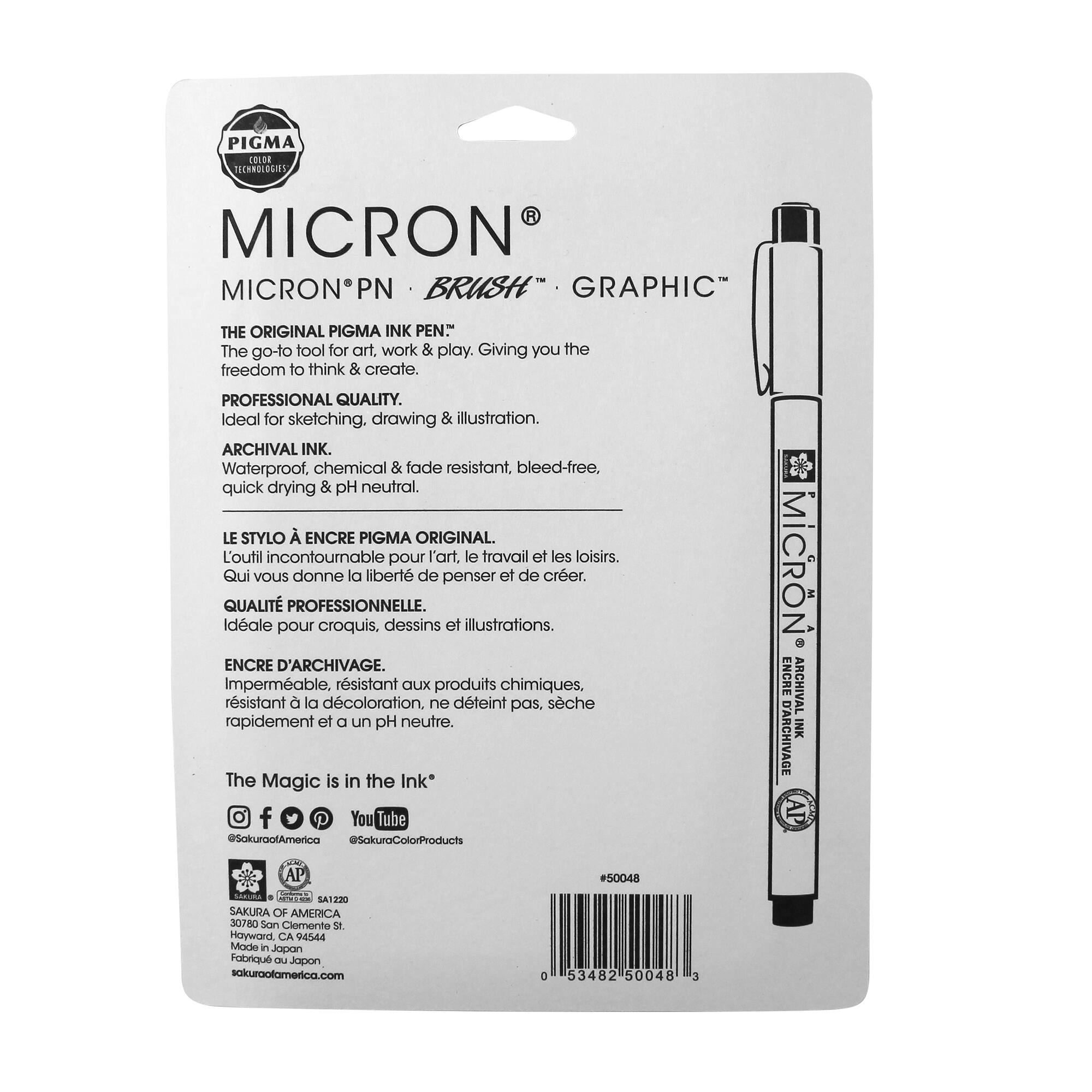 Micron® Sepia Archival Ink Pens, 8ct.